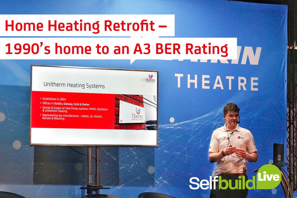 Home Heating Retrofitting –  1990’s home to an A3 BER Rating